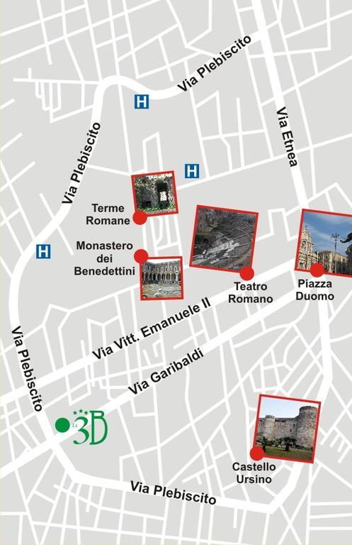 Le 3 B Bed & Breakfast Catania Ngoại thất bức ảnh